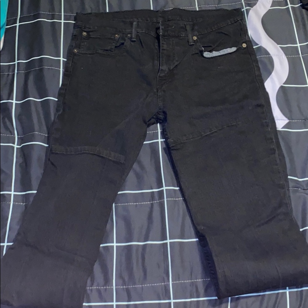 3 pairs of mens Levi’s 511 Jeans All Black